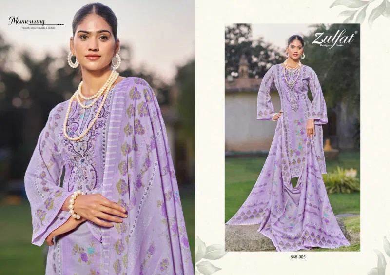 Gulnaaz Vol 3 By Zulfat Cotton Printed Dress Material Wholesalers In Delhi